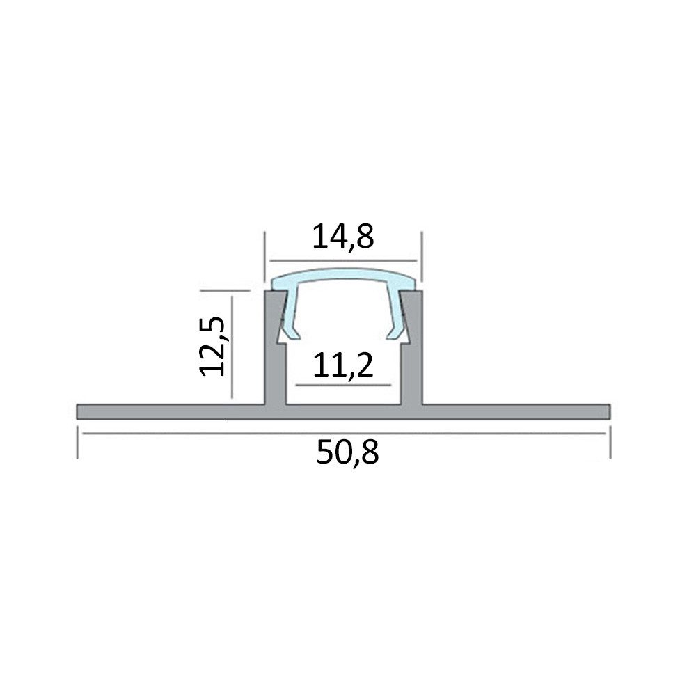 tktrading24 LED-Stripe-Profil T77 LED Alu Fliesenprofil günstig online kaufen