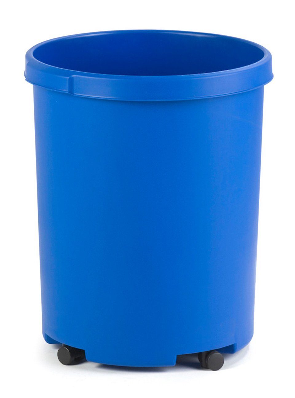  Grau PROREGAL® Kunststoff Papierkorb Papierkorb, Praktischer runder 50L, Blau