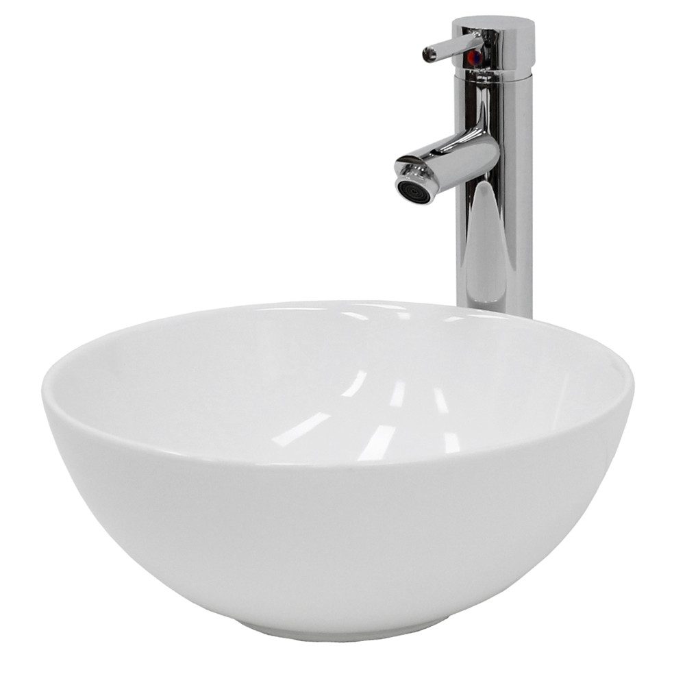 LuxeBath Waschbecken Aufsatzwaschbecken aus Keramik für günstig online kaufen