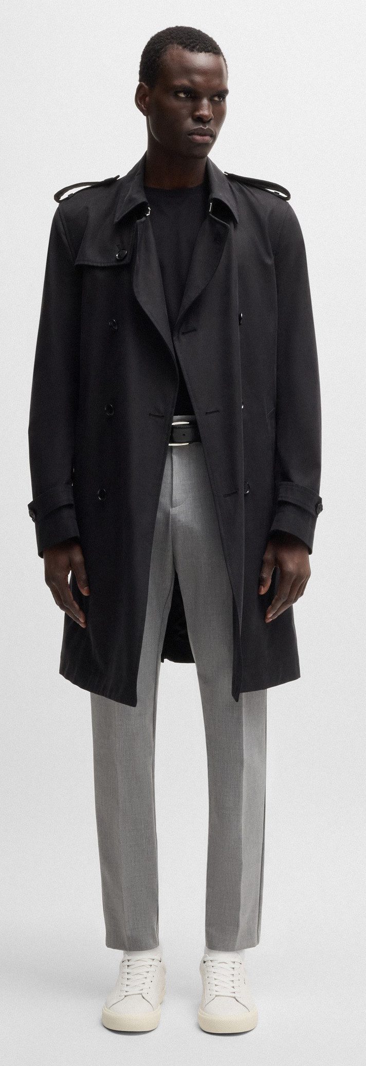 BOSS Aiden_Tenn Sneaker Schnürschuh, Halbschuh, Freizeitschuh mit Schaftran günstig online kaufen