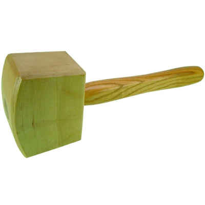 HaWe Hammer HaWe Schreiner-Klüpfel aus Rotbuche Holzhammer, Tischlerhammer, Eckig