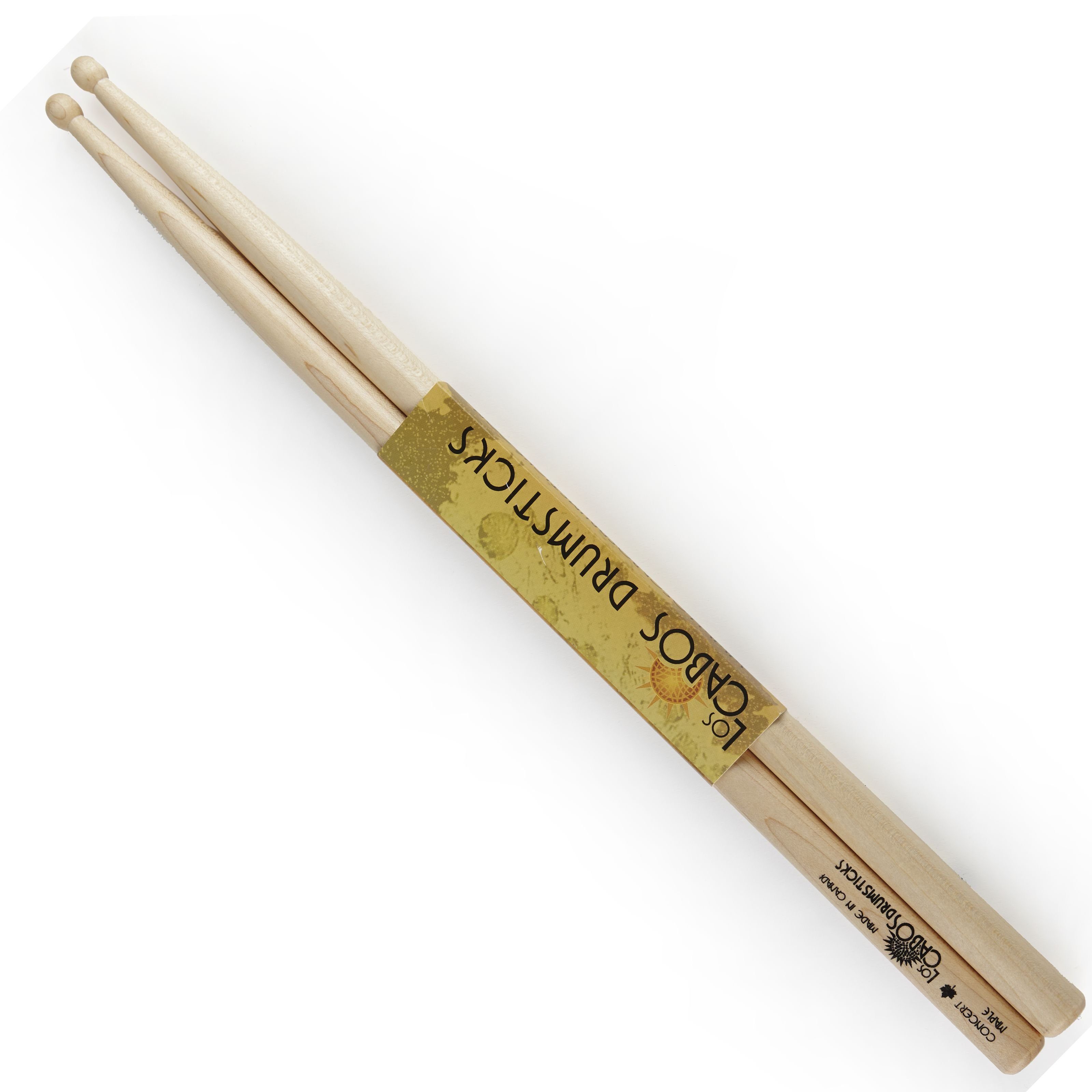 Los Cabos Drumsticks (Concert Maple Sticks Wood Tip, Sticks, Beater und Mallets, Drumsticks Holztip), Concert Maple Sticks, Wood Tip - Drumsticks
