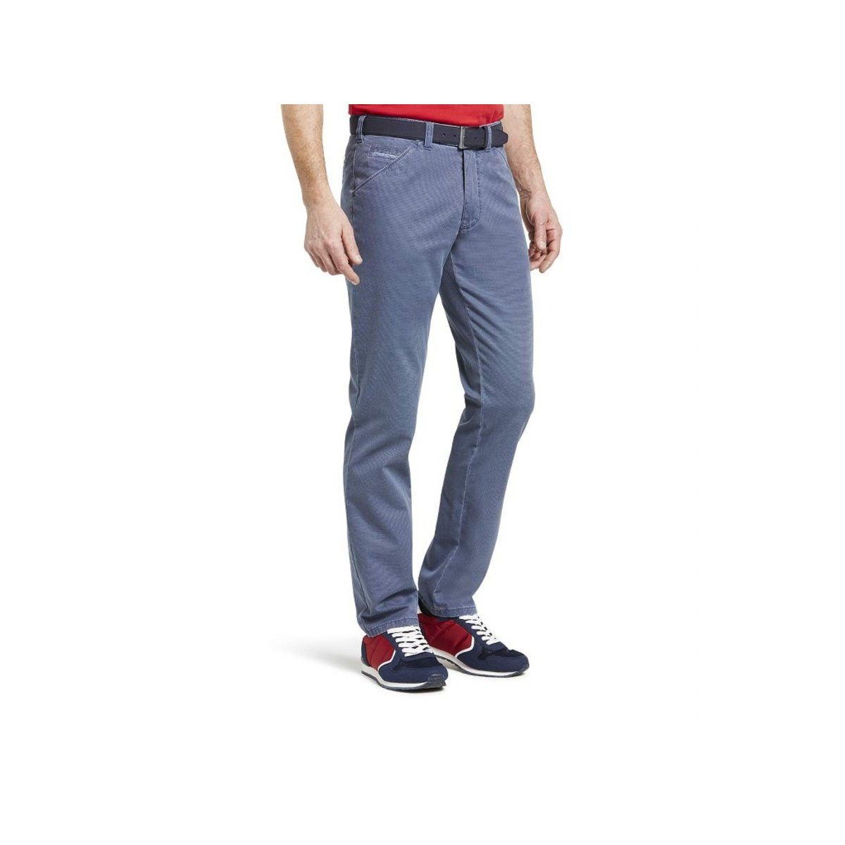 MEYER Shorts blau regular (1-tlg)