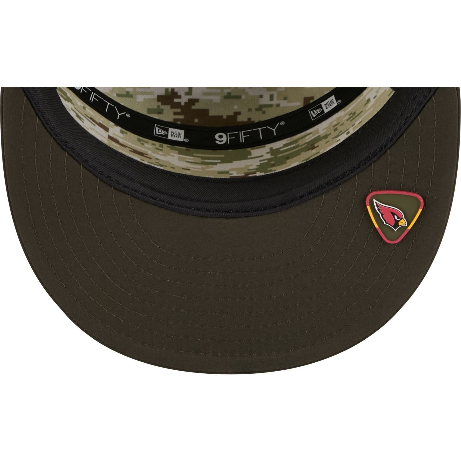 New Era Snapback Cap 9Fifty Split Panel SALUTE Arizona Cardinals