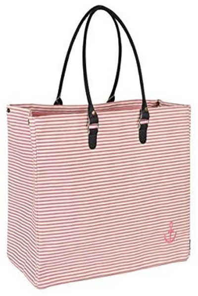 PAD Strandtasche Pad Tasche ANKER Rosa Weiß