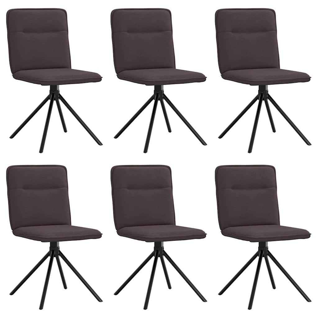 vidaXL Esszimmerstuhl Esszimmerstühle 6 Stk. Dunkelbraun günstig online kaufen