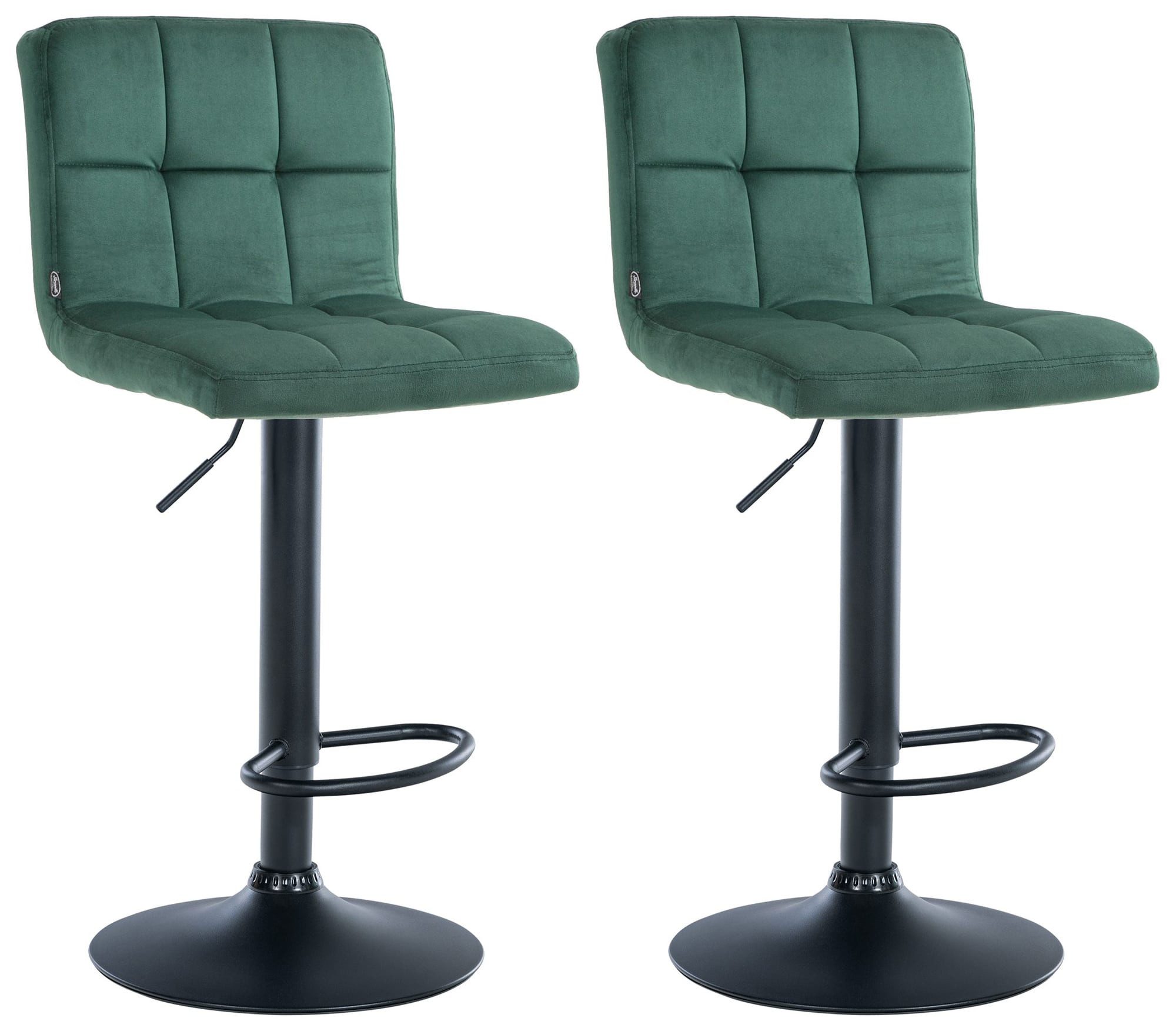 CLP Barhocker Peru Samt (2er Set, günstig online kaufen