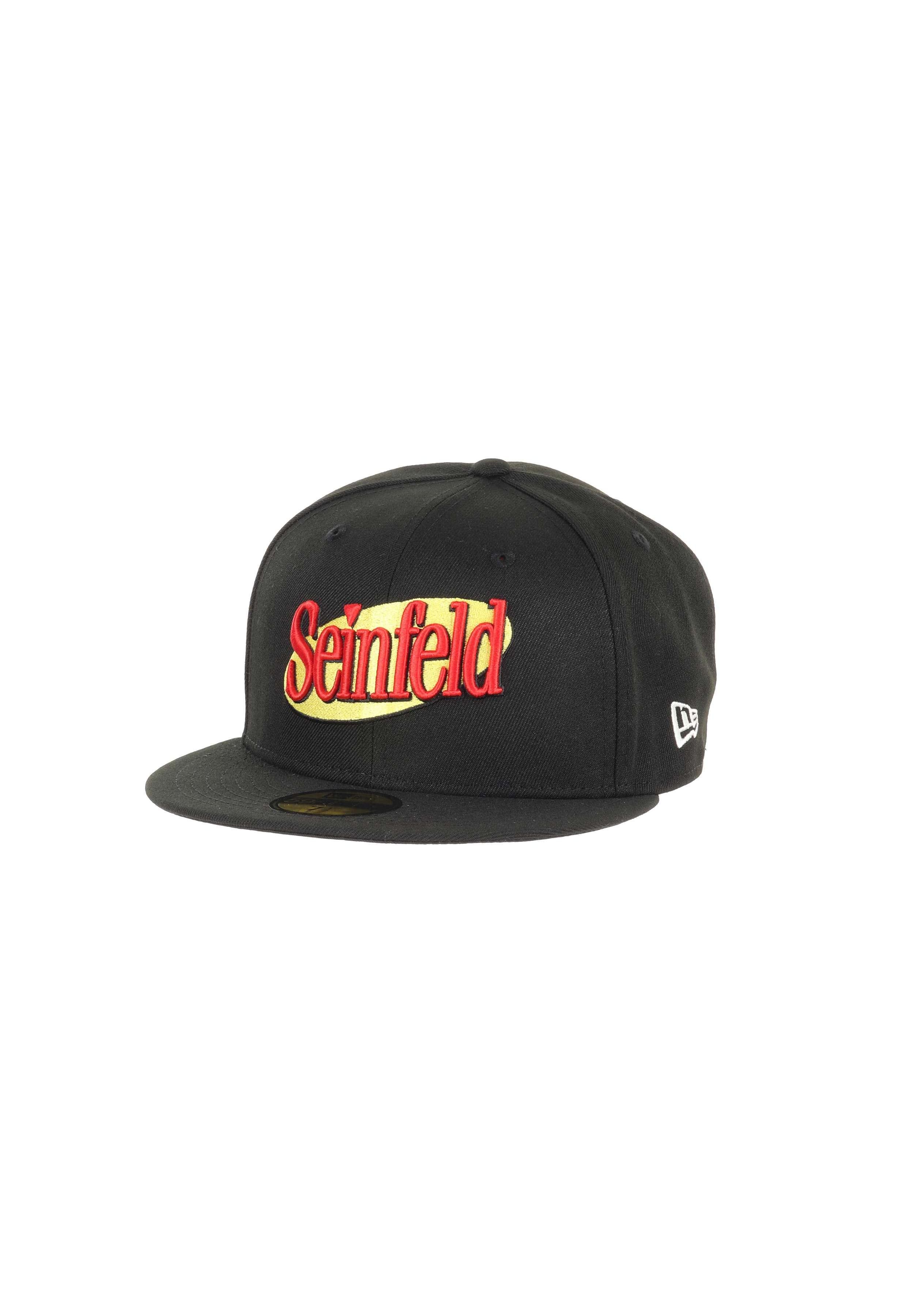 New Era Flat Cap Seinfeld Schwarz 59Fifty Basecap New Era (1-St)
