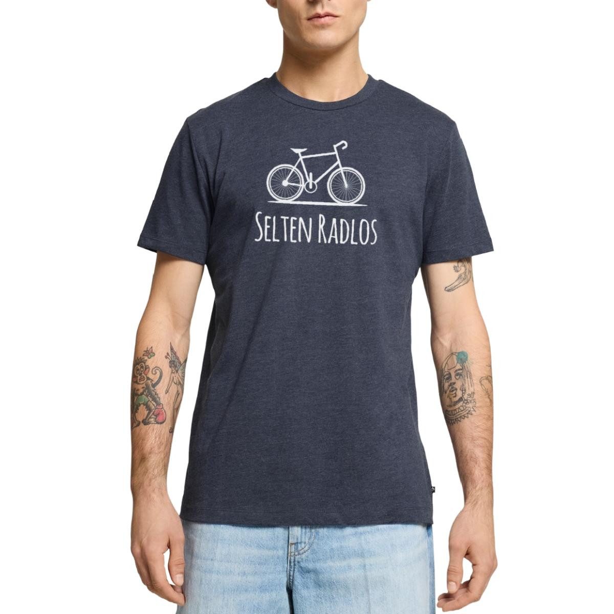 Spreadshirt T-Shirt Selten Radlos Geschenk Radfahrer Fahrrad Fahren Männer Premium T-Shirt (1-tlg) Normaler Schnitt für optimale Passform