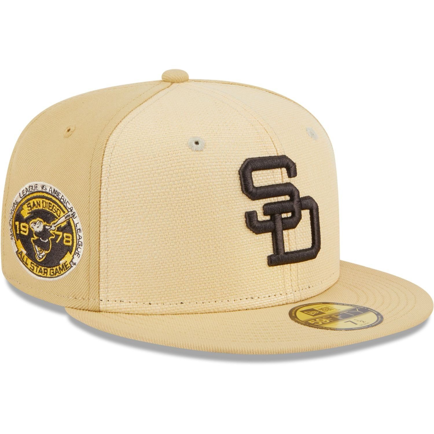 RAFFIA Cap Fitted New 59Fifty Era Diego San Padres