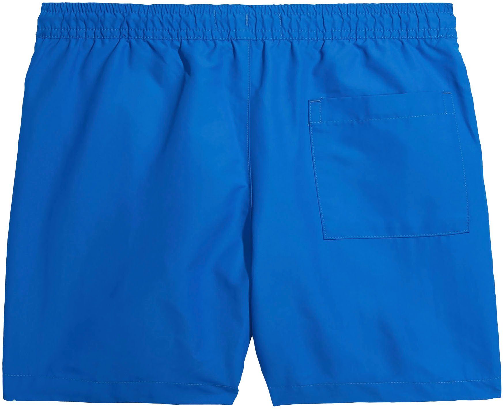 Calvin Klein Dynamic-Blue Calvin MEDIUM mit Schriftzug DRAWSTRING Swimwear Klein Badeshorts