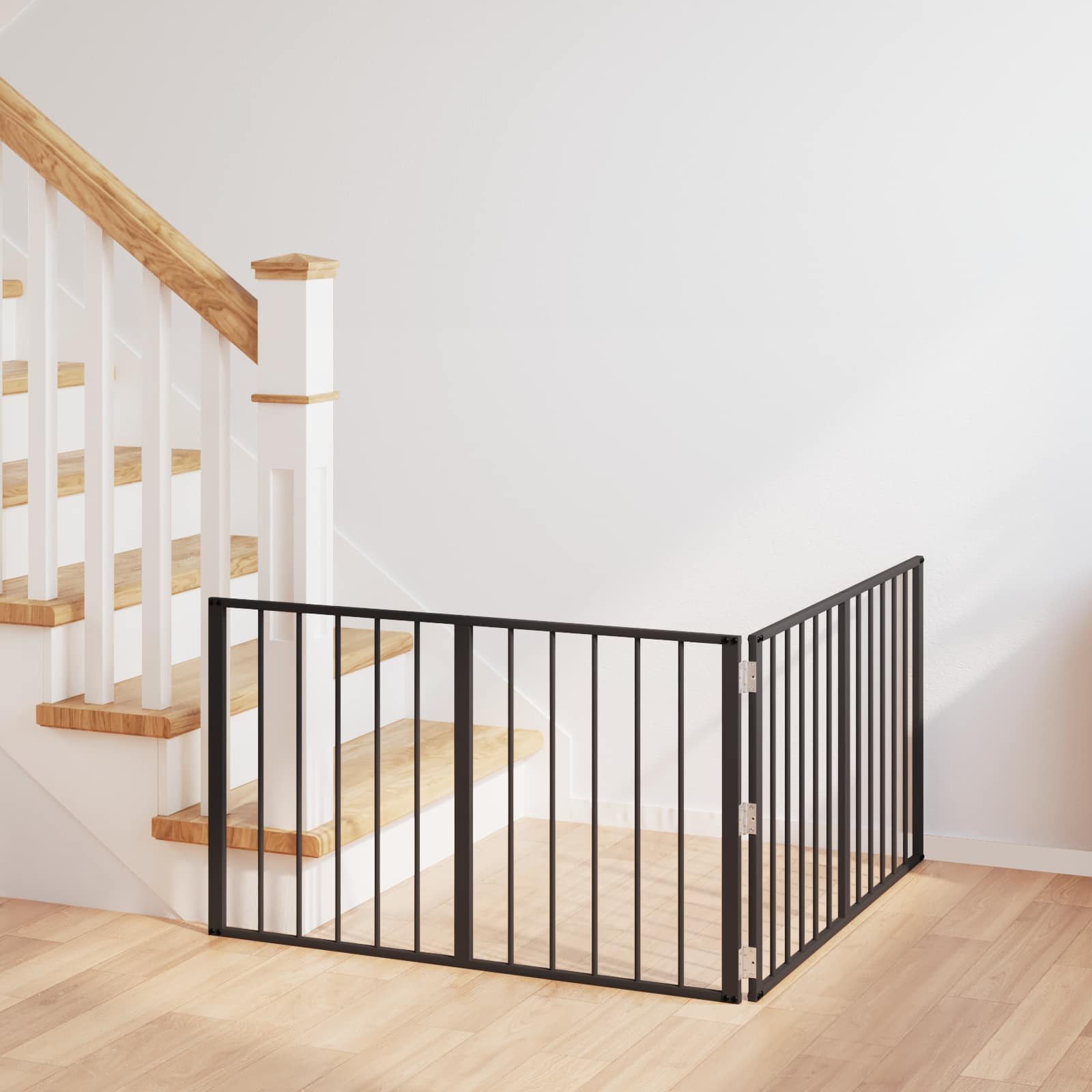 vidaXL Hundezwinger 100 x 60 cm Hunde Absperrgitter Faltbar 2er Set Schwarz 100x60 cm Verz
