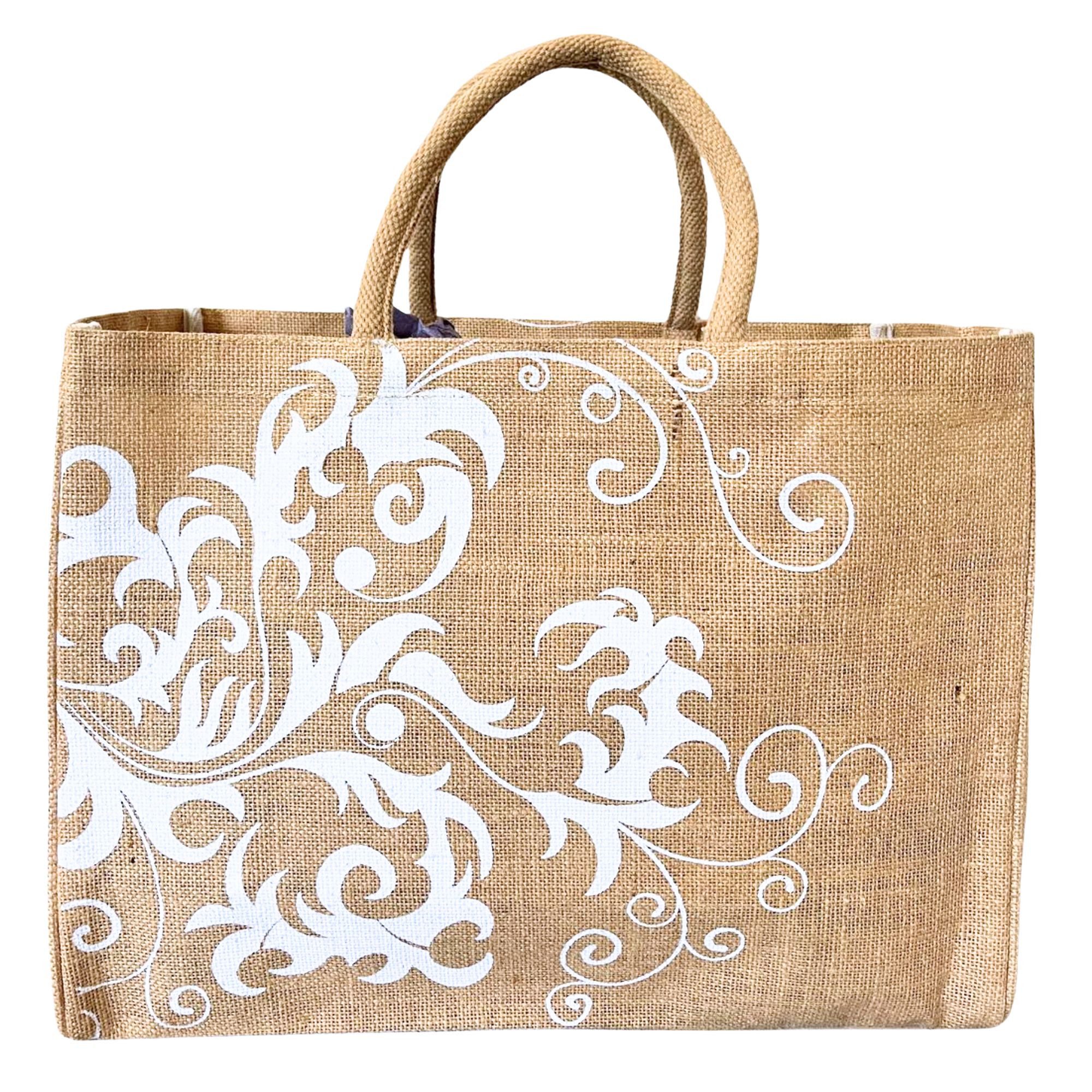 Domelo Einkaufsshopper Jute Einkaufskorb, Vegan Einkaufstasche, günstig online kaufen
