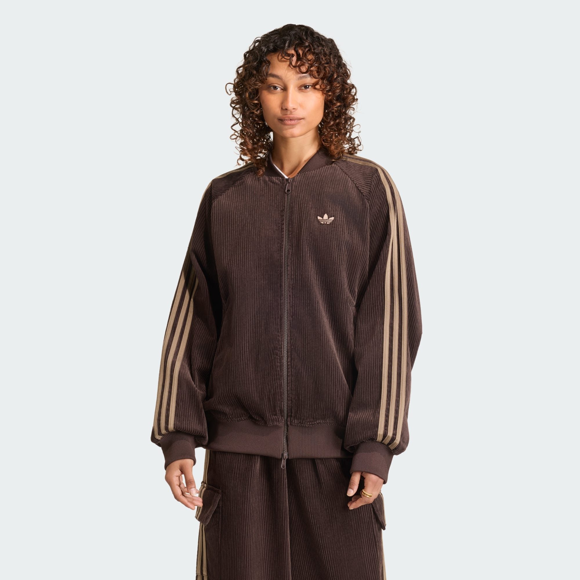 adidas Originals Sweatjacke CORDUROY SST ORIGINALS JACKE, OVERSIZED (1-tlg)