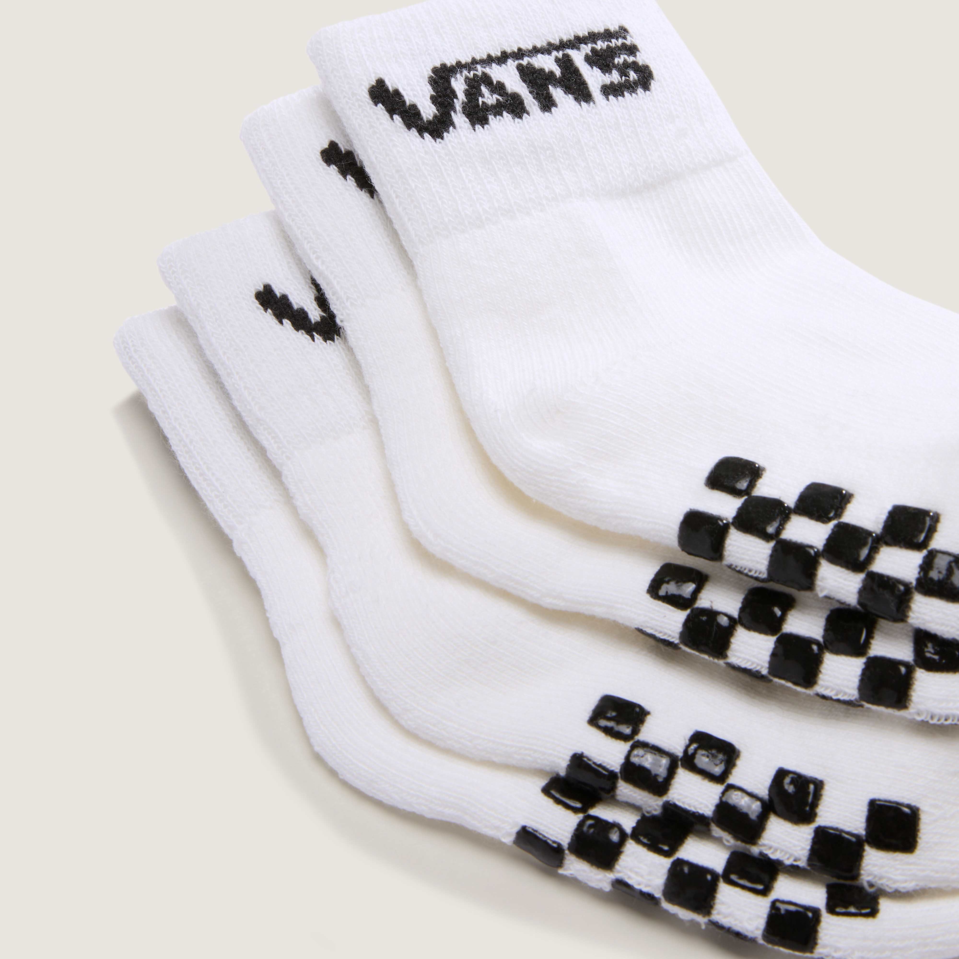 Vans Sportsocken CLASSIC CREW (2-Paar) für Babys, Stoppersocken, 2er-Pack, aus Baumwollmischung, elastisch