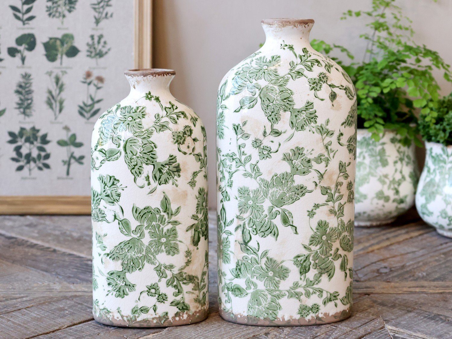 Chic Antique Tischvase Melun Flasche Vase günstig online kaufen