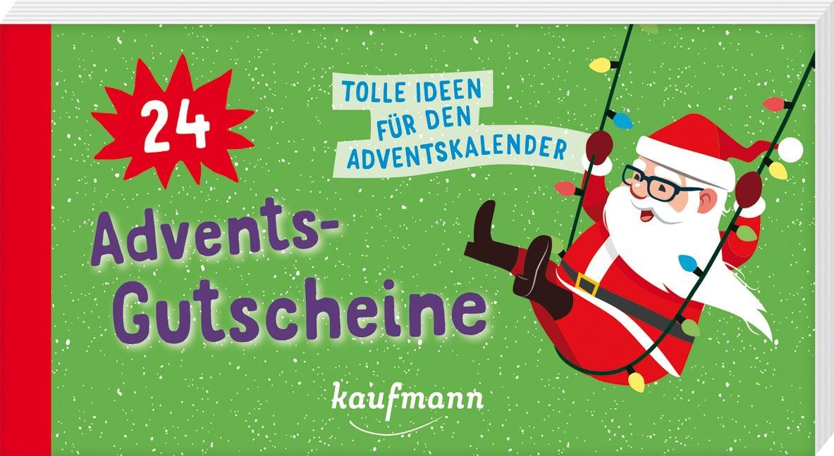 KAUFMANN Adventskalender 24 Advents-Gutscheine