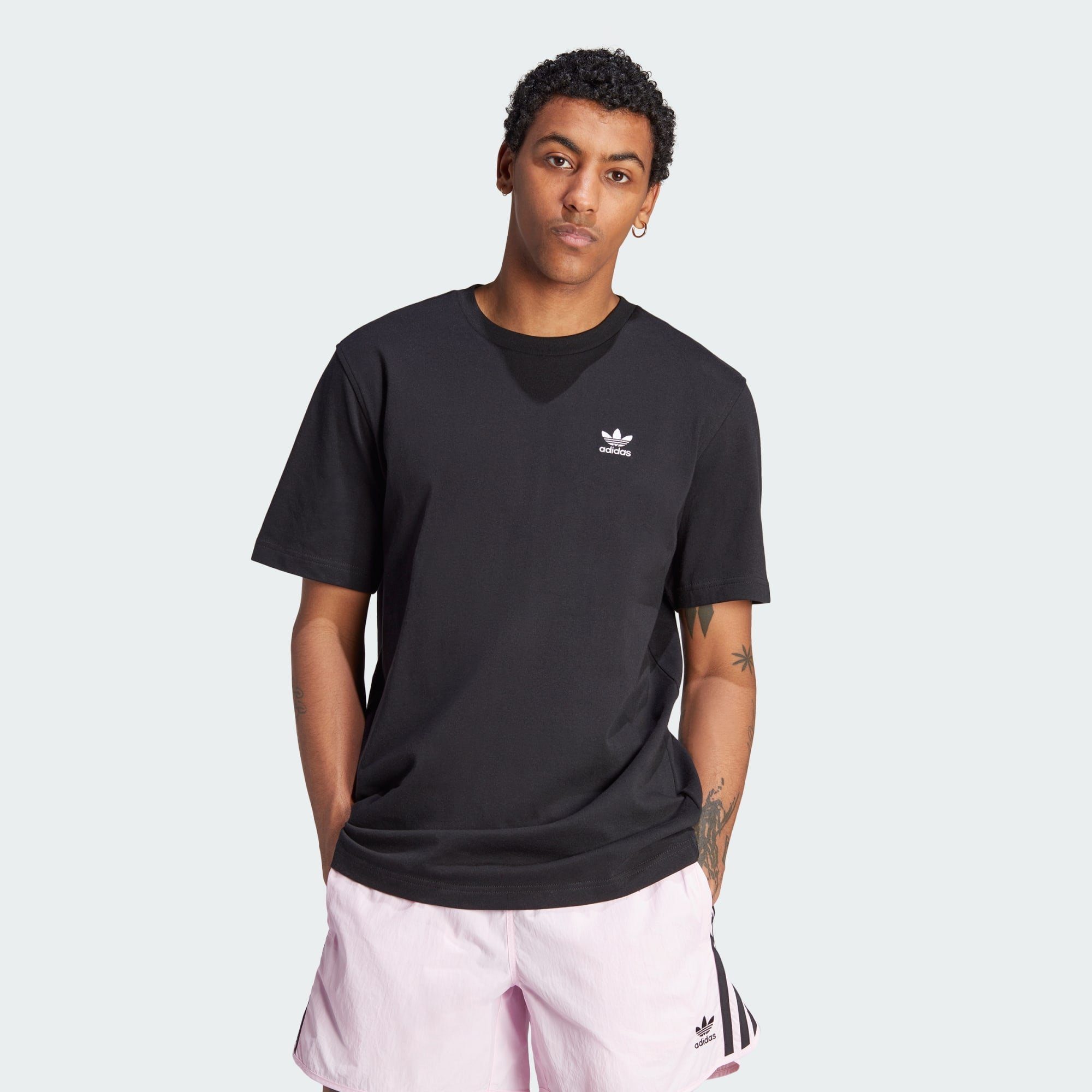 adidas Originals T-Shirt ADICOLOR CLASSICS BACK+FRONT TREFOIL BOXY T-SHIRT Black / White