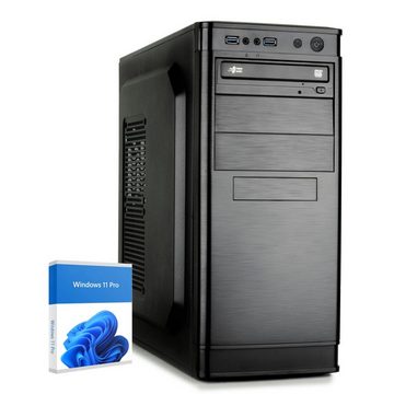 dcl24.de Business-PC-Komplettsystem (23,60", Intel Core i3 13100, Intel UHD Onboard Graphics, 16 GB RAM, 1000 GB SSD, WLAN, Windows 11 Pro)