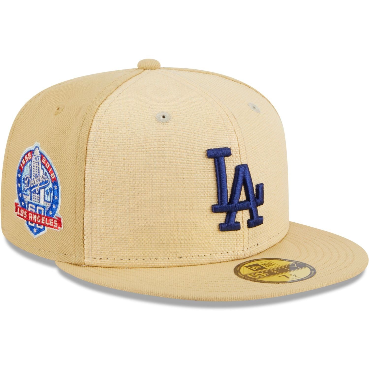 New Era Fitted Cap 59Fifty RAFFIA Los Angeles Dodgers | Fitted Caps