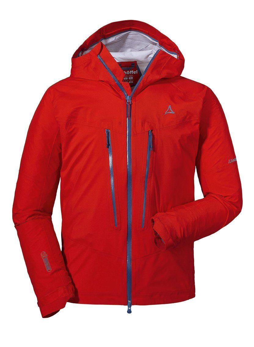 Schöffel Country Regenjacke Schöffel Herren Jacket -rot 3L Aletsch orange 22821