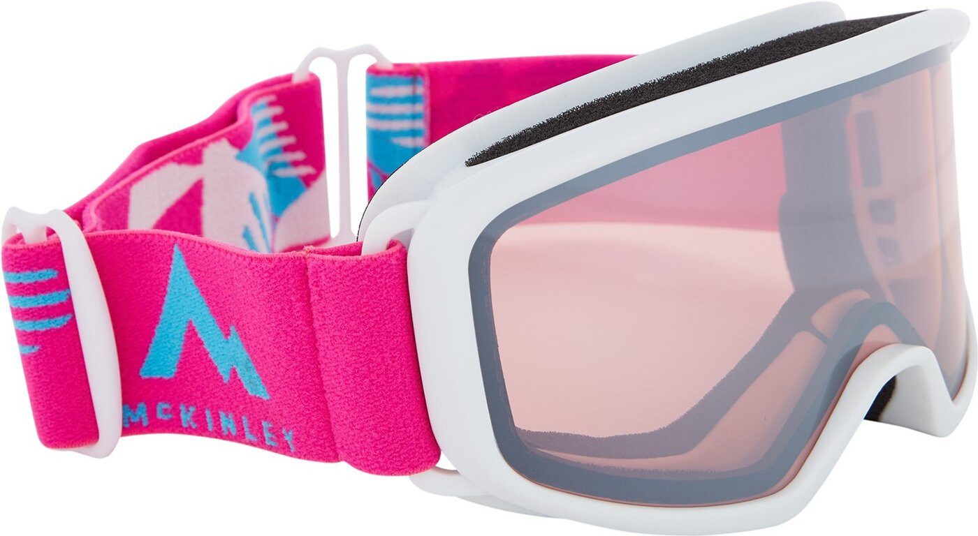 McKINLEY Skibrille Ki.-Ski-Brille Pulse S Plus WHITE/PINK/BLUE