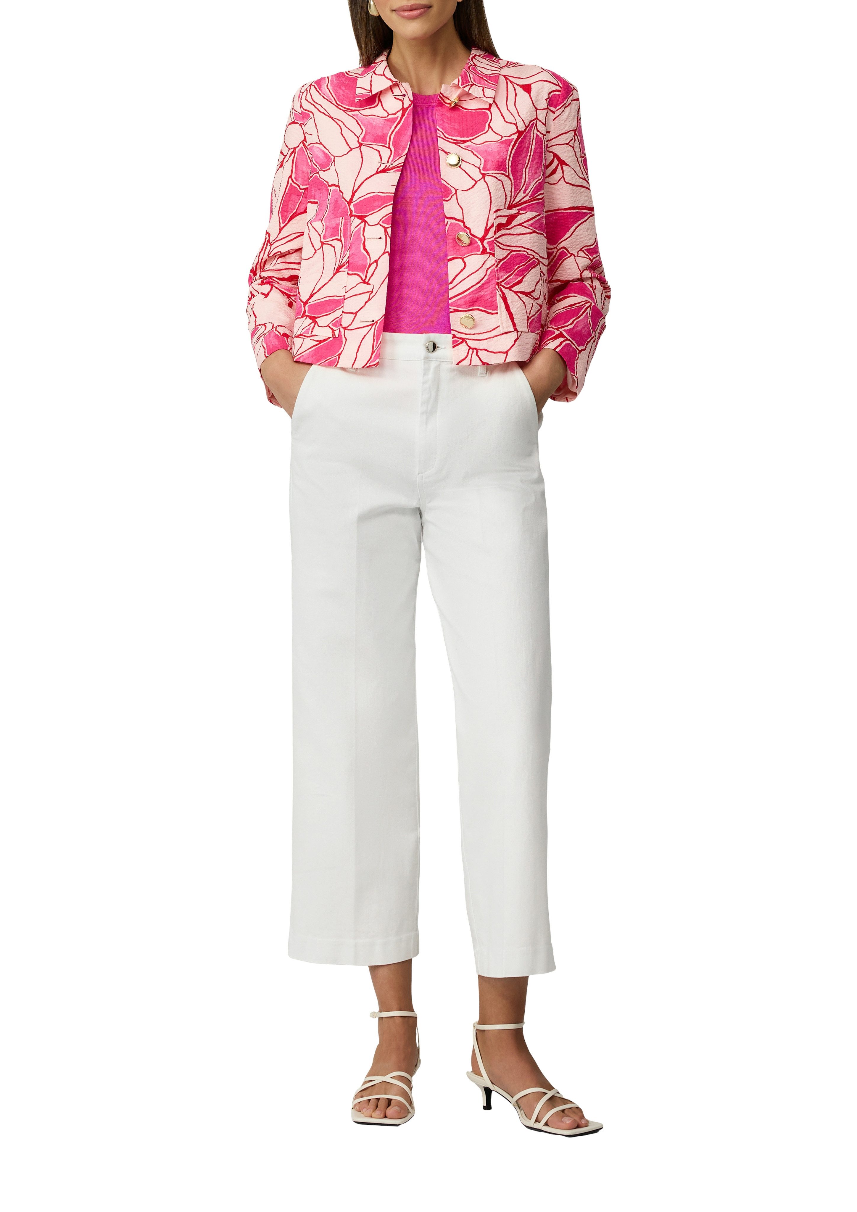 s.Oliver BLACK LABEL Stricktop mit Glitzergarn günstig online kaufen