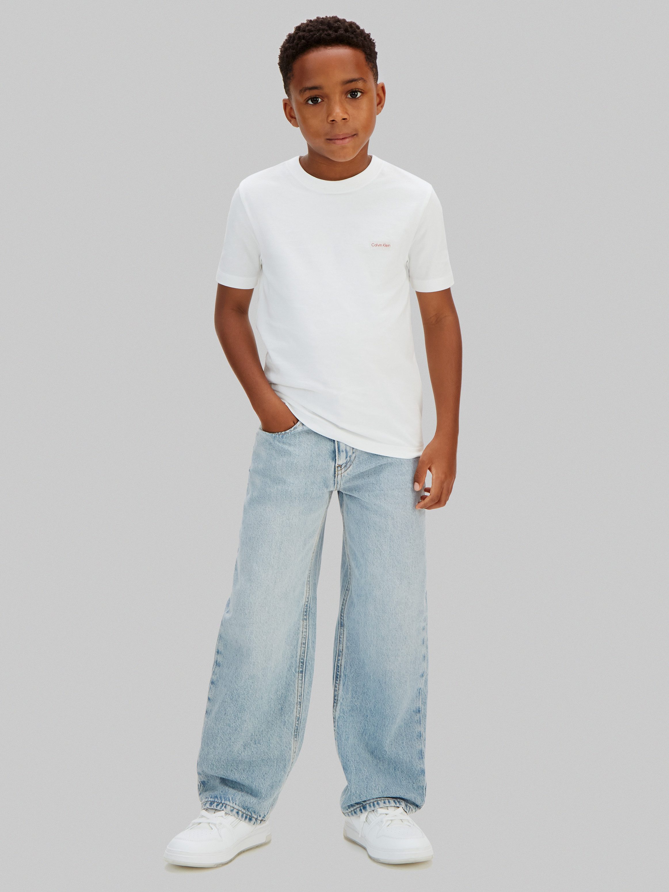 Calvin Klein Jeans T-Shirt LOGO LABEL T-SHIRT Regular fit für Kinder, mit Logoschriftzug