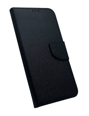 cofi1453 Handyhülle Buch Tasche "Fancy" Schutzhülle Realme 9i schwarz 6,6 Zoll, Kunstleder Schutzhülle Handy Wallet Case Cover mit Kartenfächern, Standfunktion