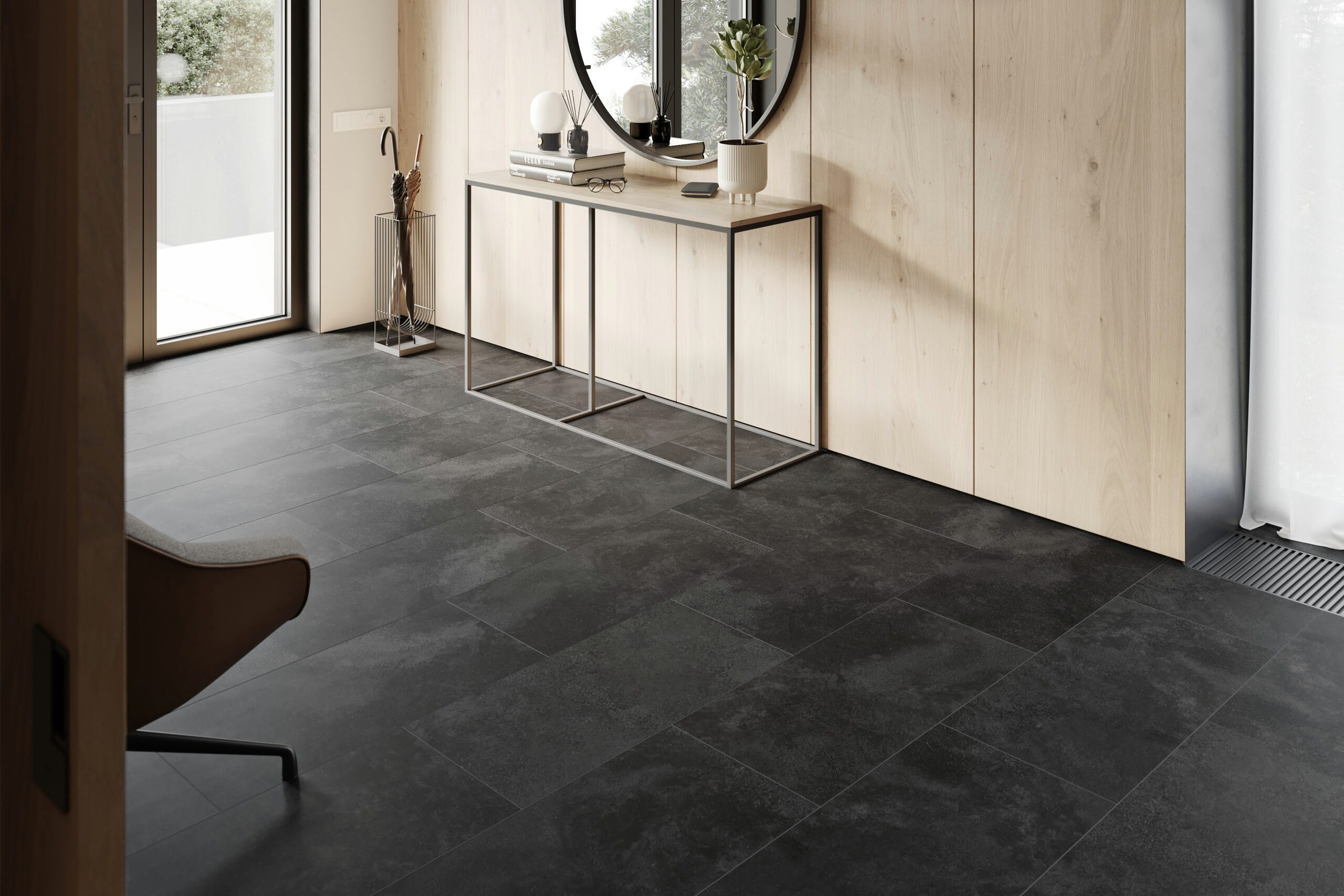 FALQUON GmbH Vinylboden THE FLOOR Stone, Klick-Fliesen Optik, Packung, In 1 Packung: 6 Paneele - 1,92m², 1 Packung: 6 Paneele - 192m²