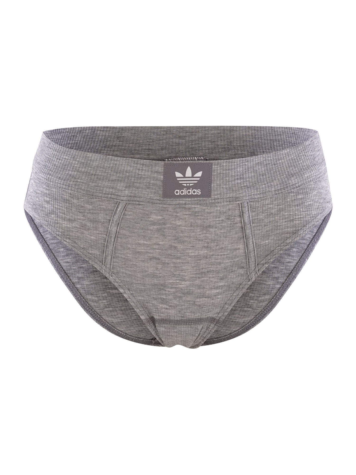 adidas Originals Slip Flex Ribbed Bikini grau-mel.