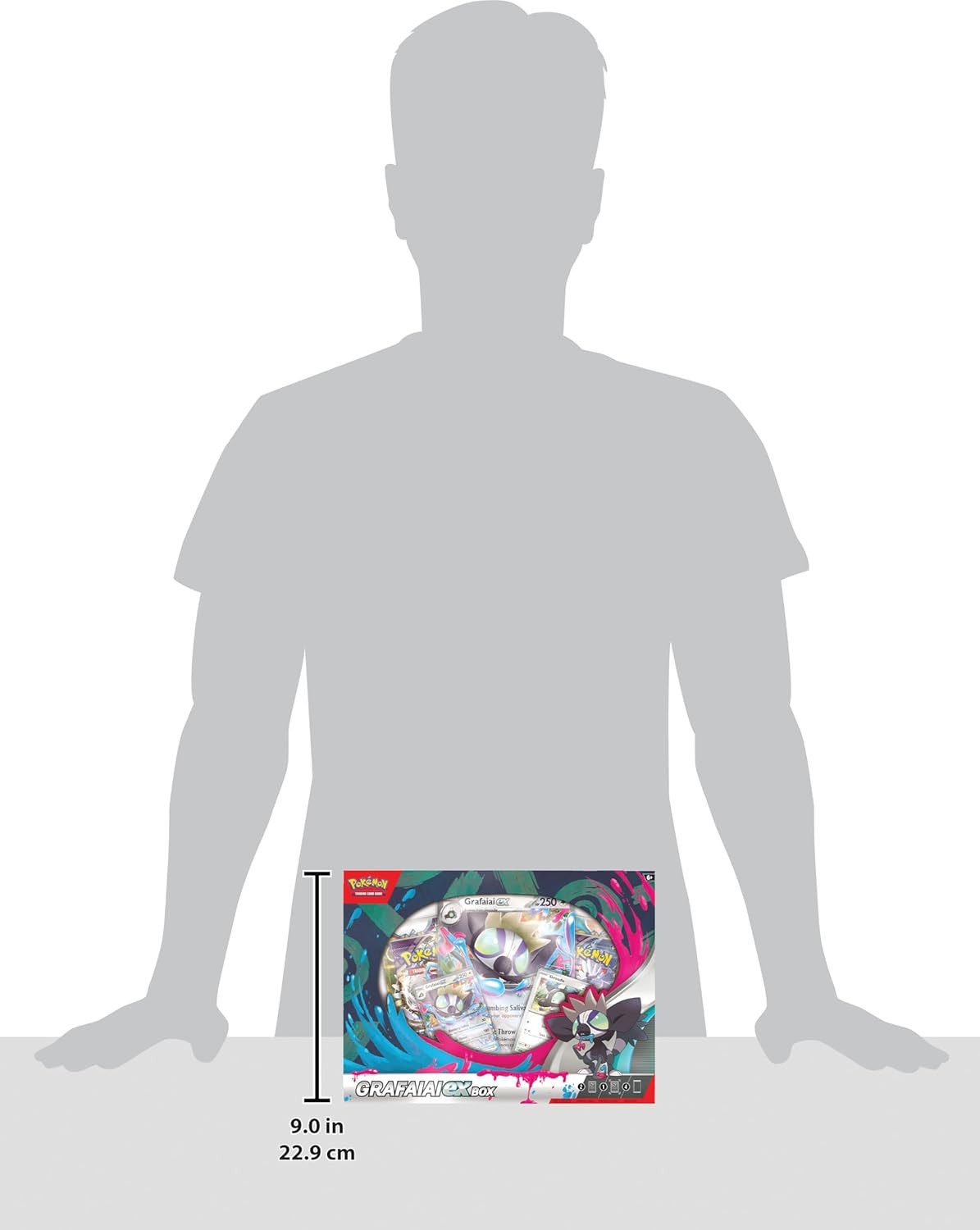 POKÉMON Sammelkarte TCG Scarlet & Violet Grafaiai-ex Box Englisch, Includes 4 Booster Packs