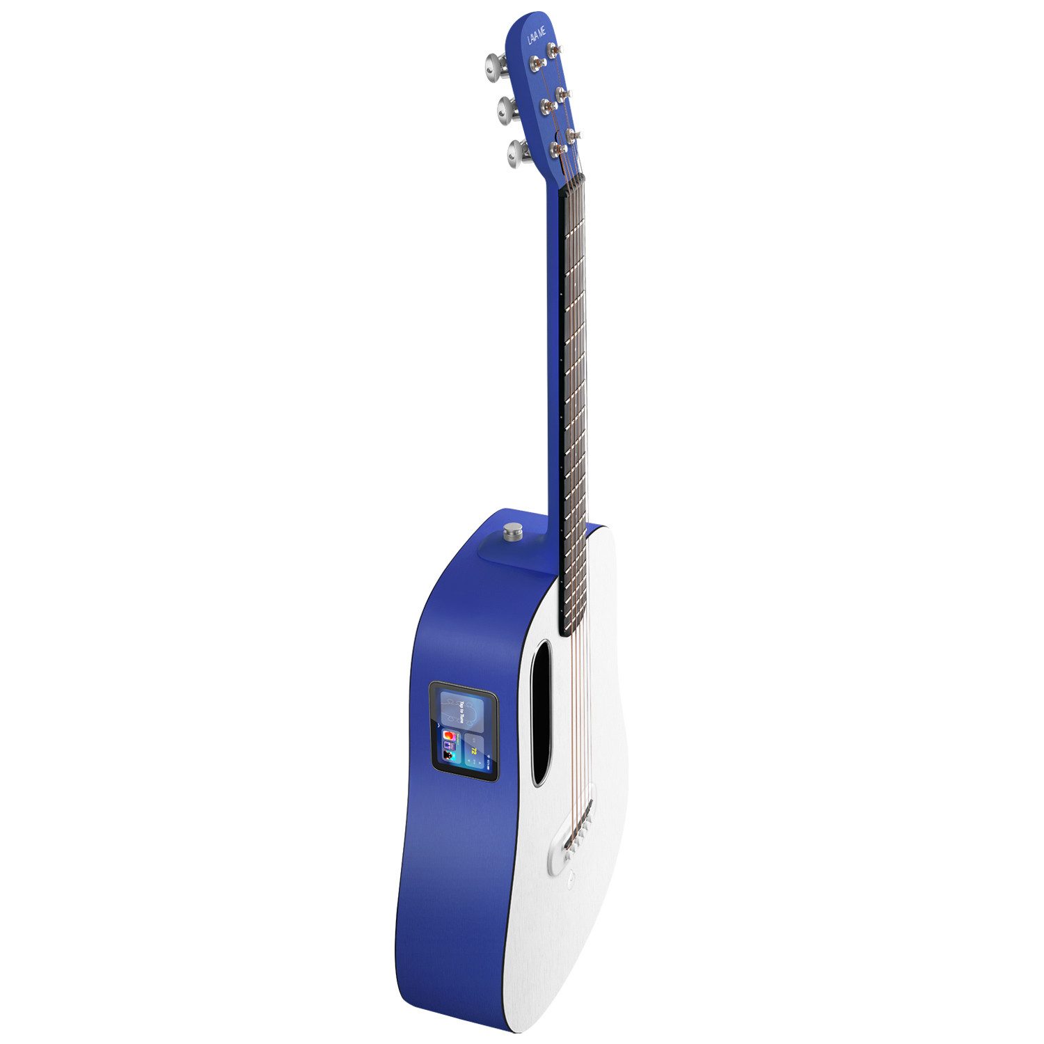 Lava Music Westerngitarre Lava Music Gitarre ME Play 36 Zoll Deep Blue, Westerngitarre, 6.35mm Klinke, USB-C, Elektronische Akustik-Gitarre
