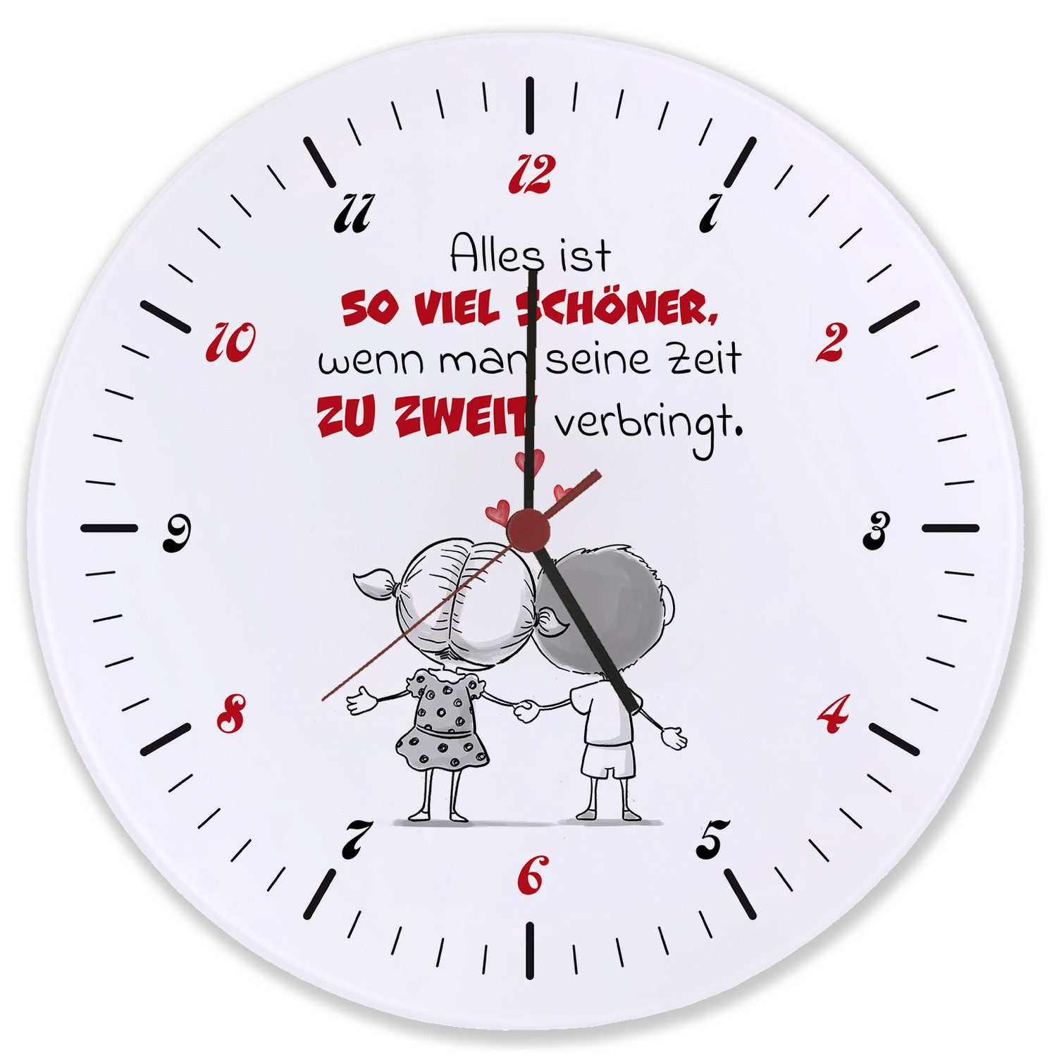 speecheese Wanduhr Alles ist schöner zu günstig online kaufen