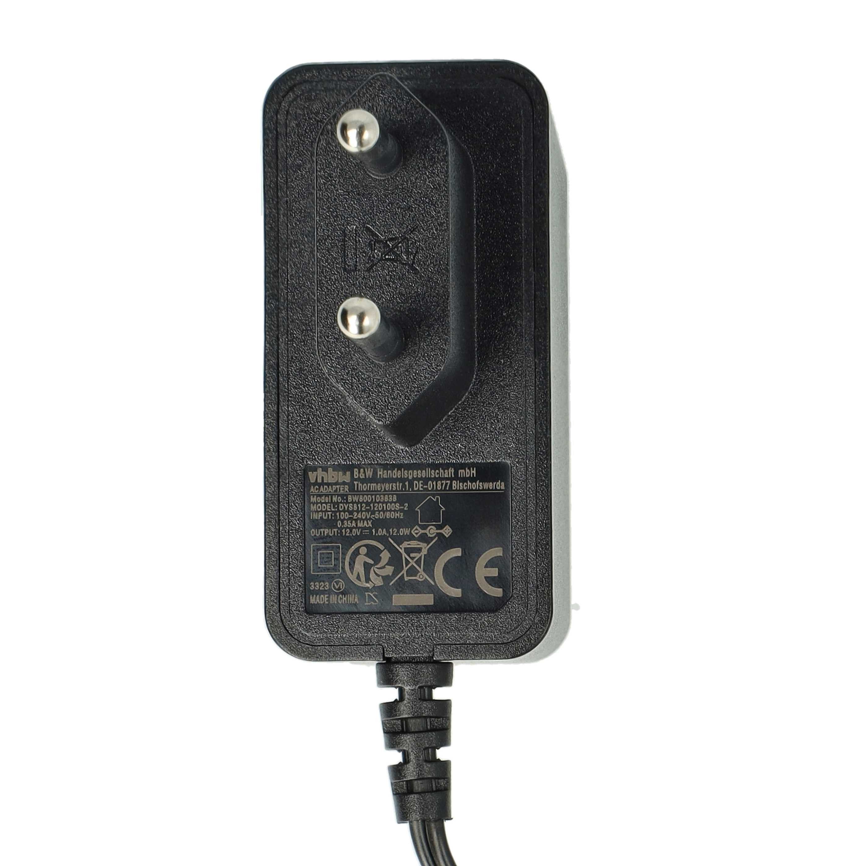 vhbw passend für Yamaha YPT-230, YPT-220 Trafo Netzteil (Ersatznetzteil für Ihr Keyboard, Netzgerät mit Euro-Stecker zum) – Bild 5 von 5