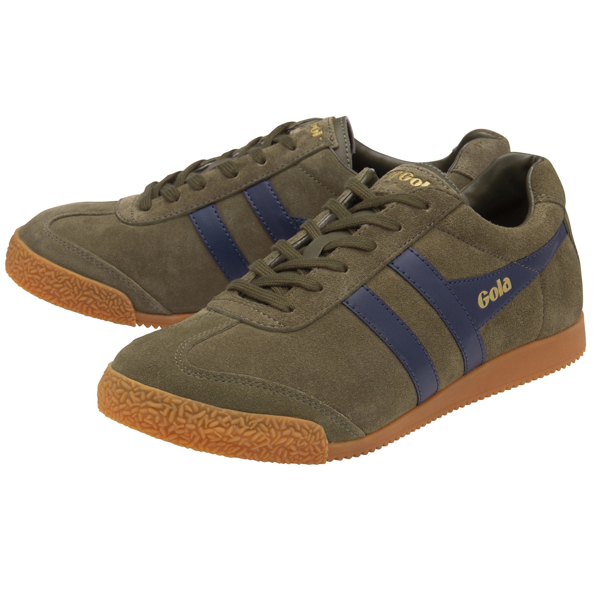 Gola Harrier Suede khakibraun/navy Herren Sneaker günstig online kaufen