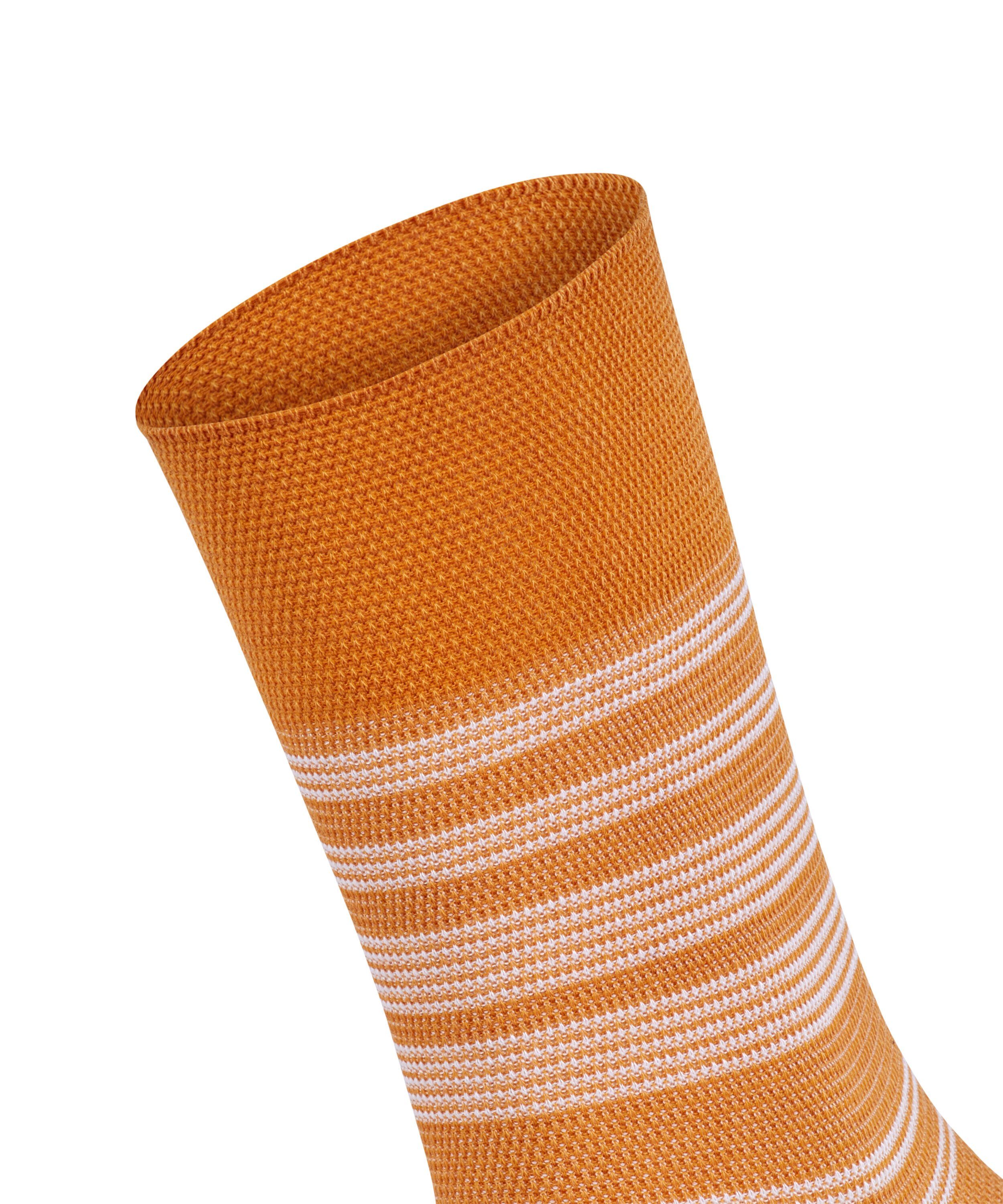 Sunset (1237) FALKE (1-Paar) Stripe Socken ochre