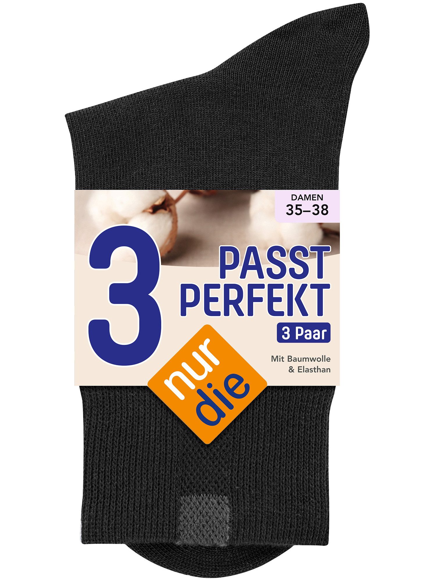 Freizeitsocken 3er-Pack Passt Perfekt