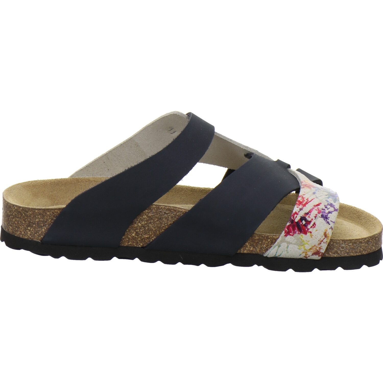 AFS-Schuhe 212242 Kralle Pantolette für Damen mit Fußbett, bequeme Sandalen aus Leder