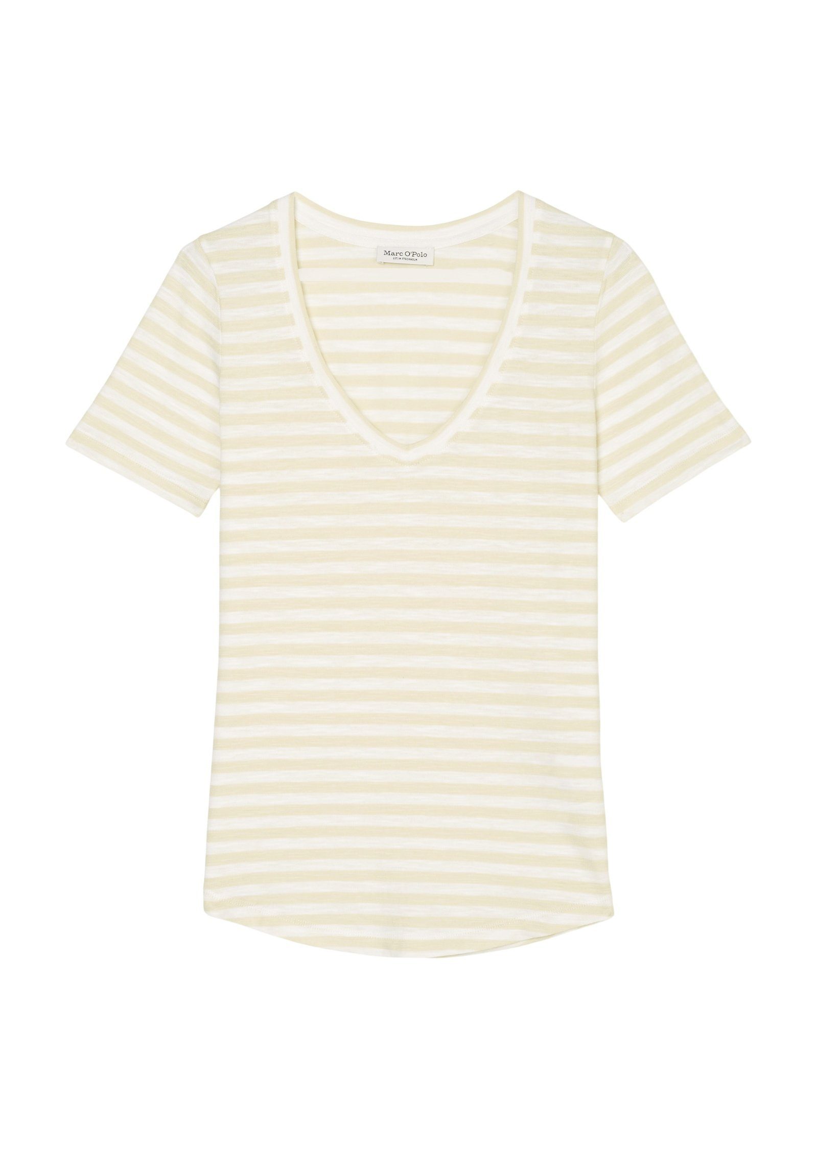 Jersey T-Shirt beige Slub Cotton O'Polo Organic aus Marc
