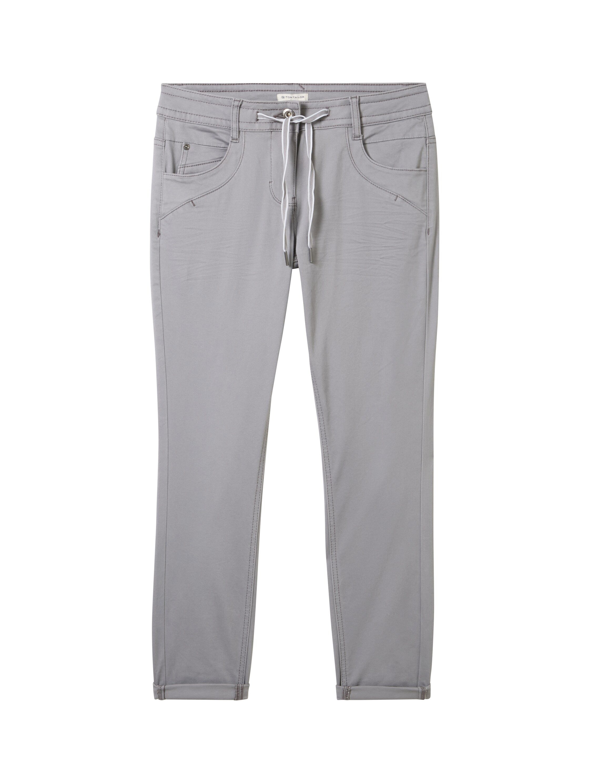 TOM TAILOR 7/8-Hose Tapered mit Bindeband am Bündchen