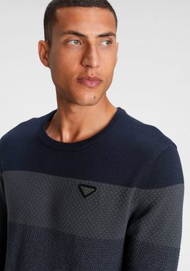 Bruno Banani Strickpullover im modischem Look