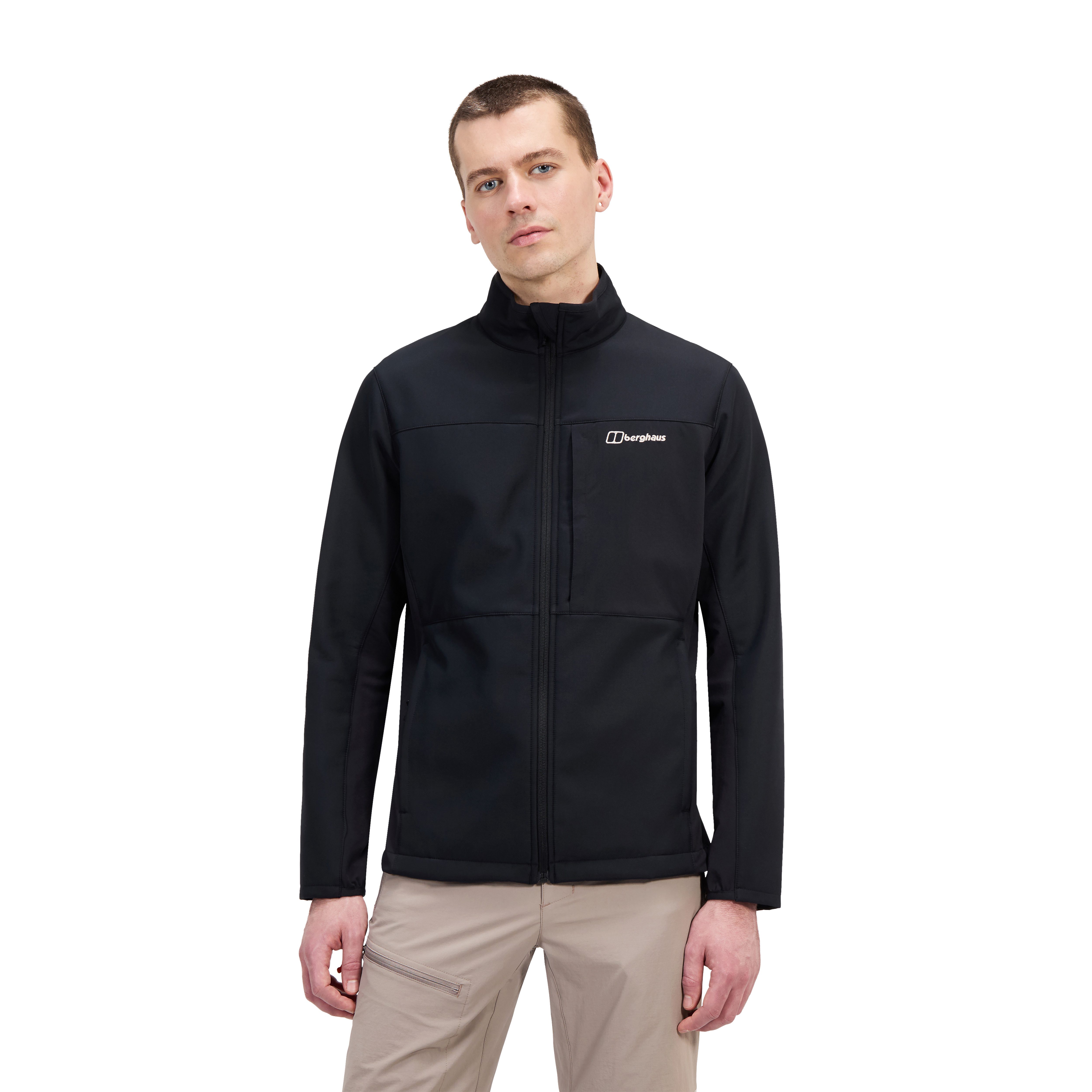 Berghaus Softshelljacke M GHLAS 3.0 SOFTSHELL JKT sportlicher Stil, dehnbares Material, wasser- und windabweisend