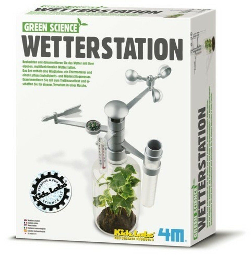 HCM KINZEL Experimentierkasten Green Science - Wetterstation