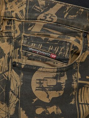 Diesel Slim-fit-Jeans All-Over Print - D-Strukt 009GB - Länge:32