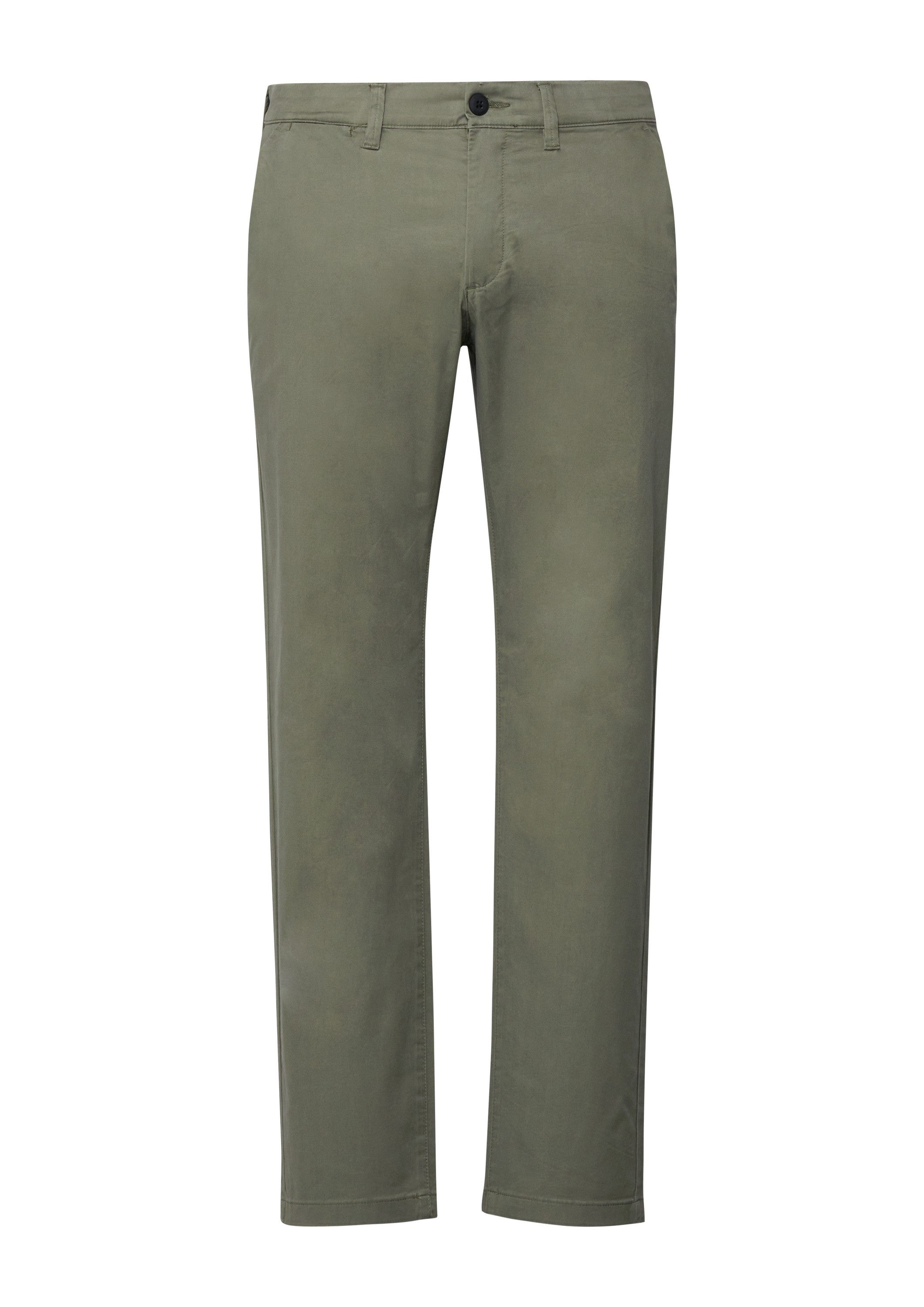 s.Oliver Chinos Hose Elastische Hose aus feinem Baumwollstretch