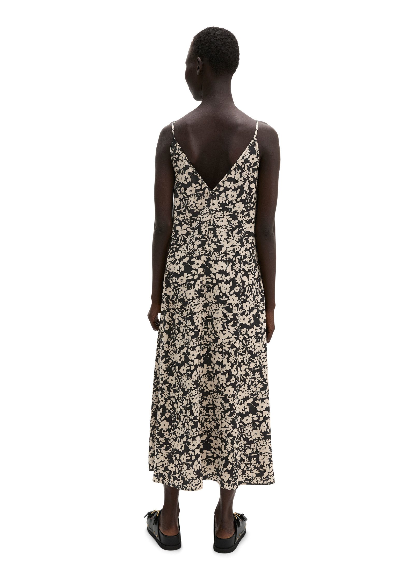 Marc O'Polo Maxikleid aus bedrucktem Viskose-Twill
