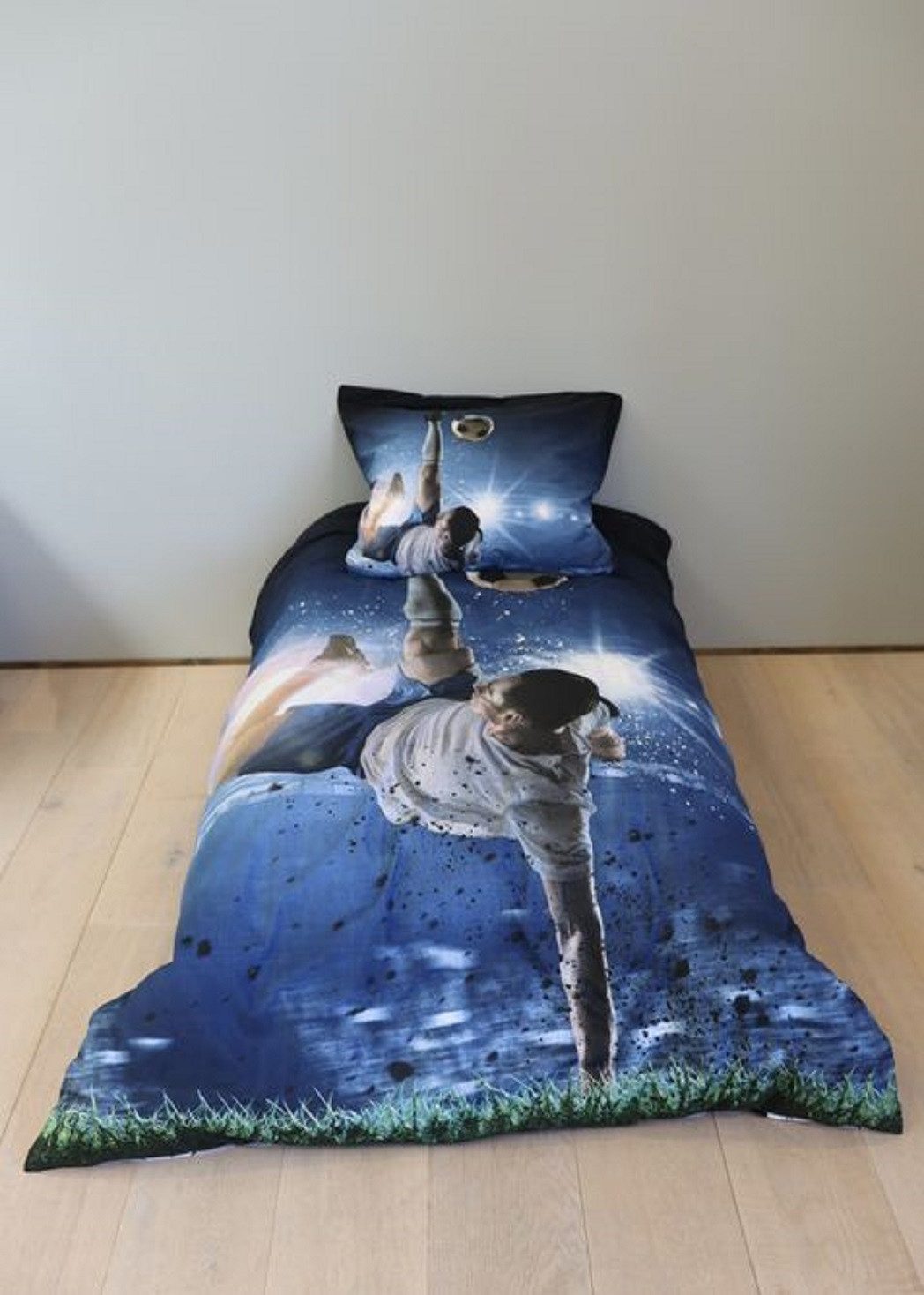 BrandMac Kinderbettwäsche Bettwäsche Fußball Spieler 135 x 200 cm, 100 % Ba günstig online kaufen