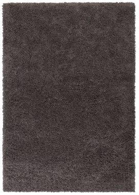 Hochflor-Teppich Viva, Home affaire, rechteckig, Höhe: 45 mm, Uni Farben, einfarbig, besonders weich und kuschelig