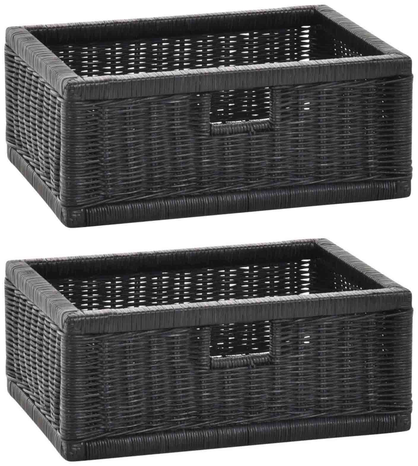 Krines Home Regalkorb 2er Set Regalkorb günstig online kaufen